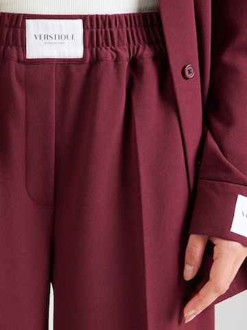 VERSTIQUE Wide leg Παντελόνι σε κόκκινο