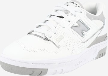 Sneaker bassa '550' di new balance in bianco: frontale