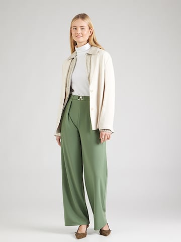 ABOUT YOU - Regular Calças com vincos 'Yara' em verde