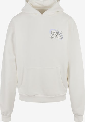 Lost Youth - Sweatshirt 'Smiley' em branco: frente