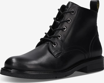 SALAMANDER Schnürstiefelette in Schwarz: Vorderseite