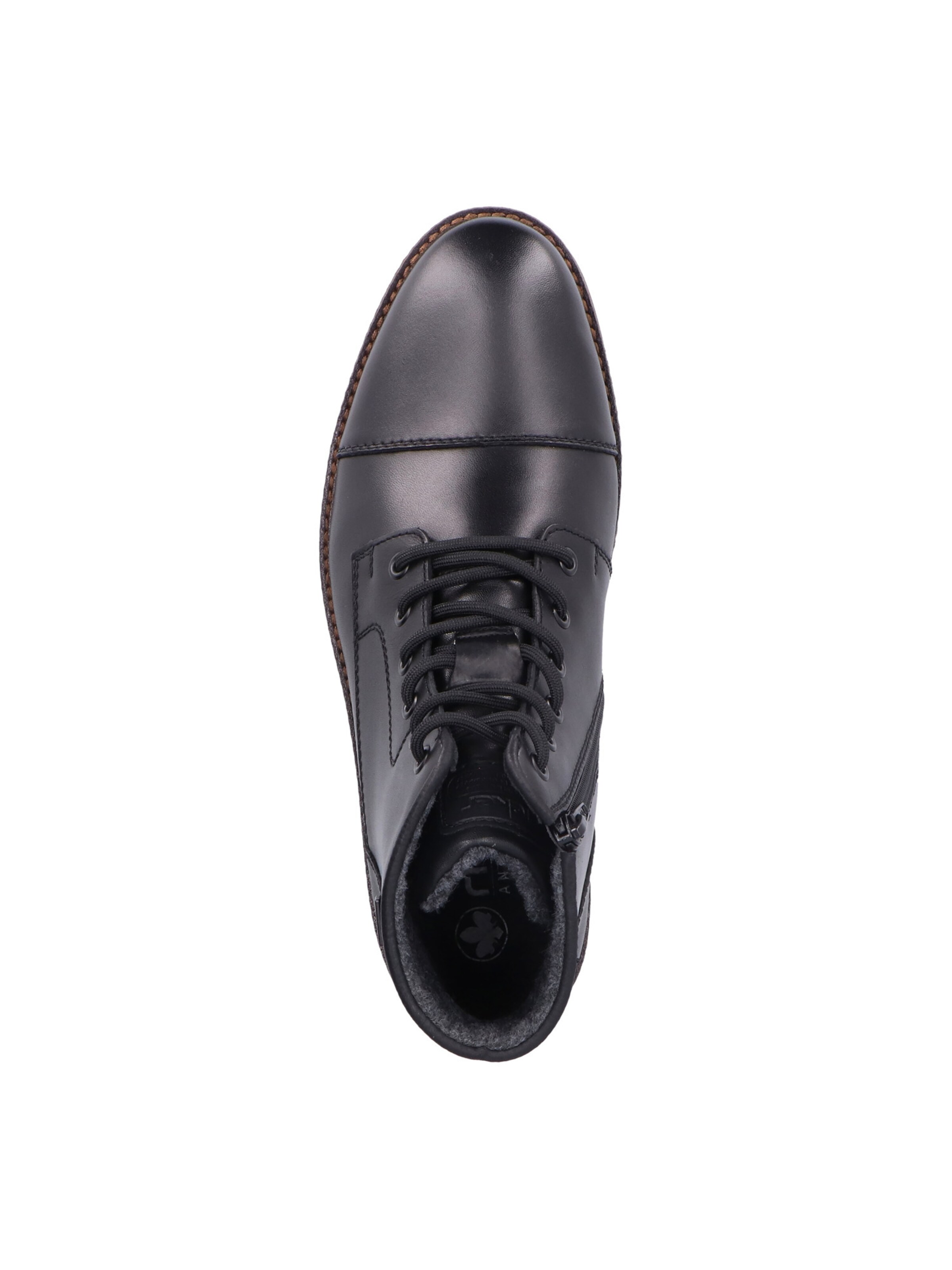 Rieker Lace-Up Boots in Black