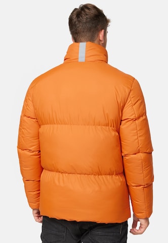 INDICODE JEANS Winter Jacket 'Lanse' in Orange