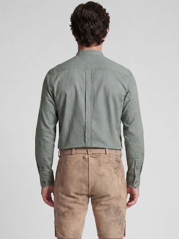 SPIETH & WENSKY Slim fit Klederdracht overhemd 'Krugdorf' in Groen