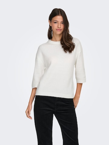 JDY Sweter w kolorze biały