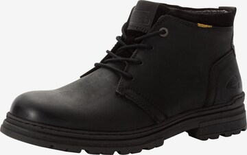 CAMEL ACTIVE Lace-Up Boots in Black: front