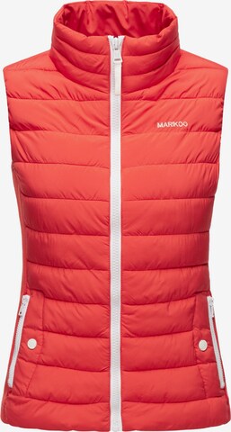 MARIKOO Bodywarmer 'Reimii' in Rood: voorkant