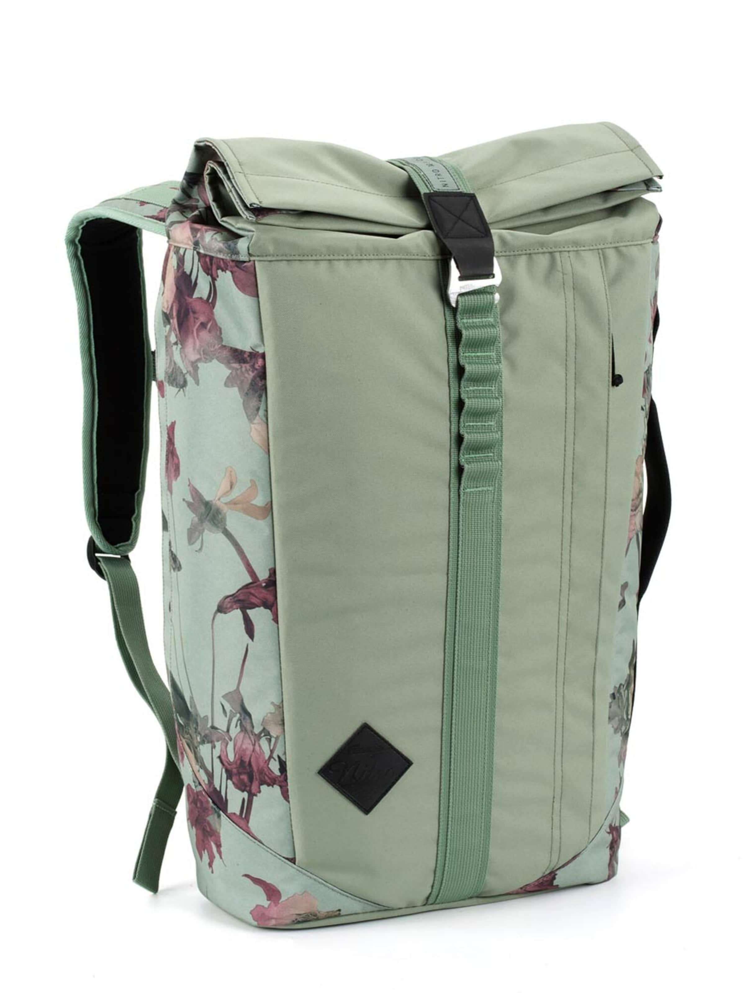 NitroBags Backpack in Green: front