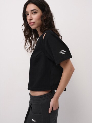 FEMSSY Shirt 'EDGE' in Zwart