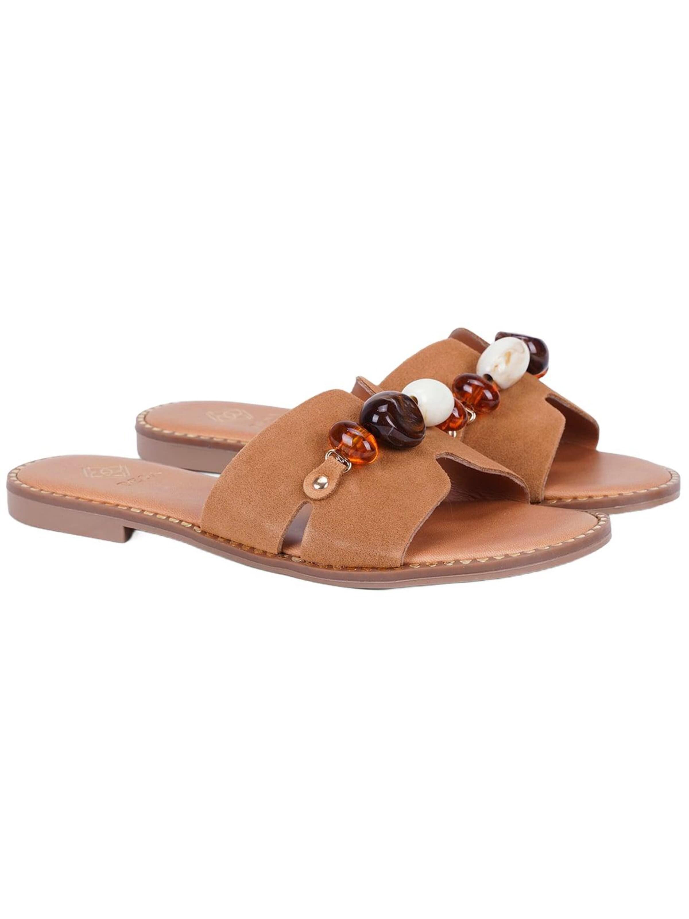 Desa - Zapatos abiertos 'Folien' en beige
