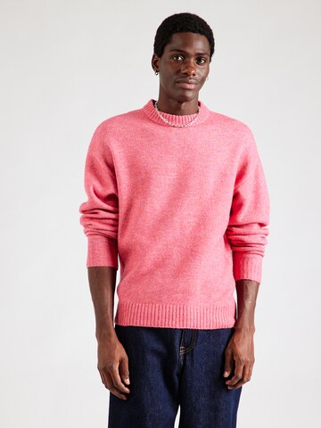 JACK & JONES Pullover 'OLLIE' in Pink: Vorderseite