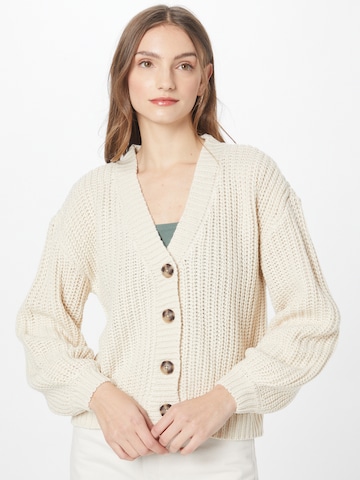 VILA Strickjacke 'Norila' in Beige: predná strana