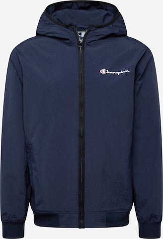 Veste mi-saison Champion Authentic Athletic Apparel en bleu : devant