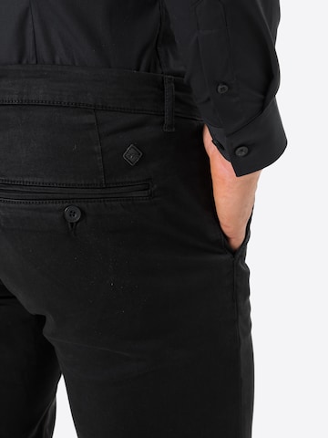 Casual Friday Regular Chino trousers 'Viggo' in Black