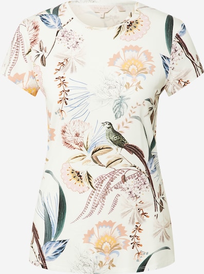 Ted Baker T-Krekls 'Jerikko' bēšs / zils / dzeltens / zāles zaļš / balts, Preces skats