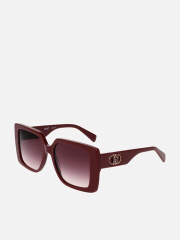 Lunettes de soleil Liu Jo en rouge : devant
