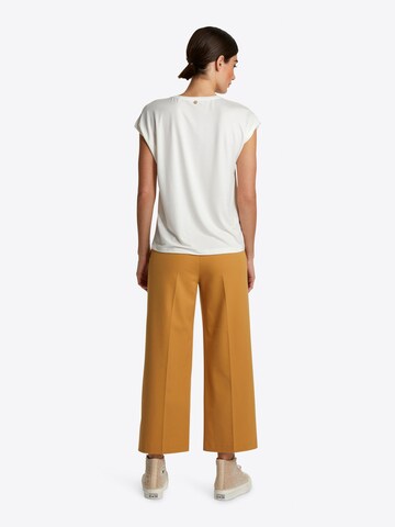 Rich & Royal Wide leg Pleated Pants in Brown