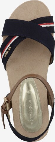 TOM TAILOR Strap Sandals ' 5390220001 ' in Blue