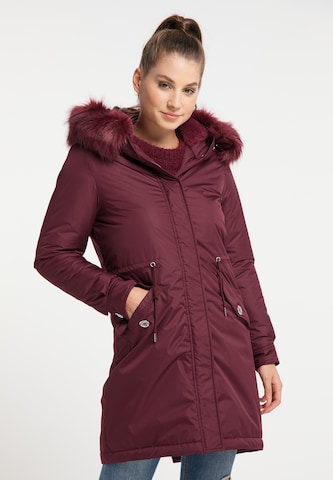 Parka d’hiver MYMO en rouge : devant