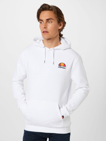 ELLESSE Sweatshirt 'Toce' in White: front