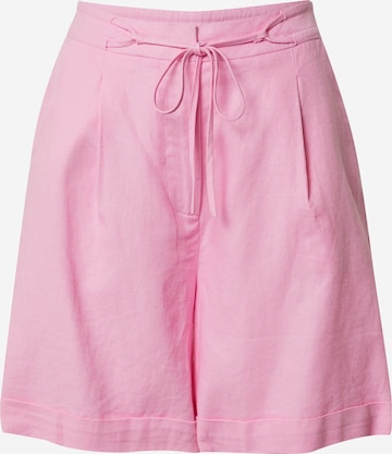 LeGer by Lena Gercke Wide leg Pleat-Front Pants 'Imen' in Pink: front