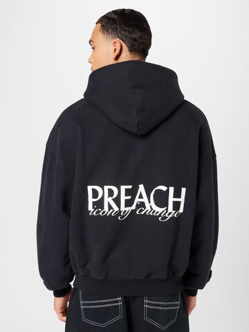 Preach Sweatshirt in Schwarz