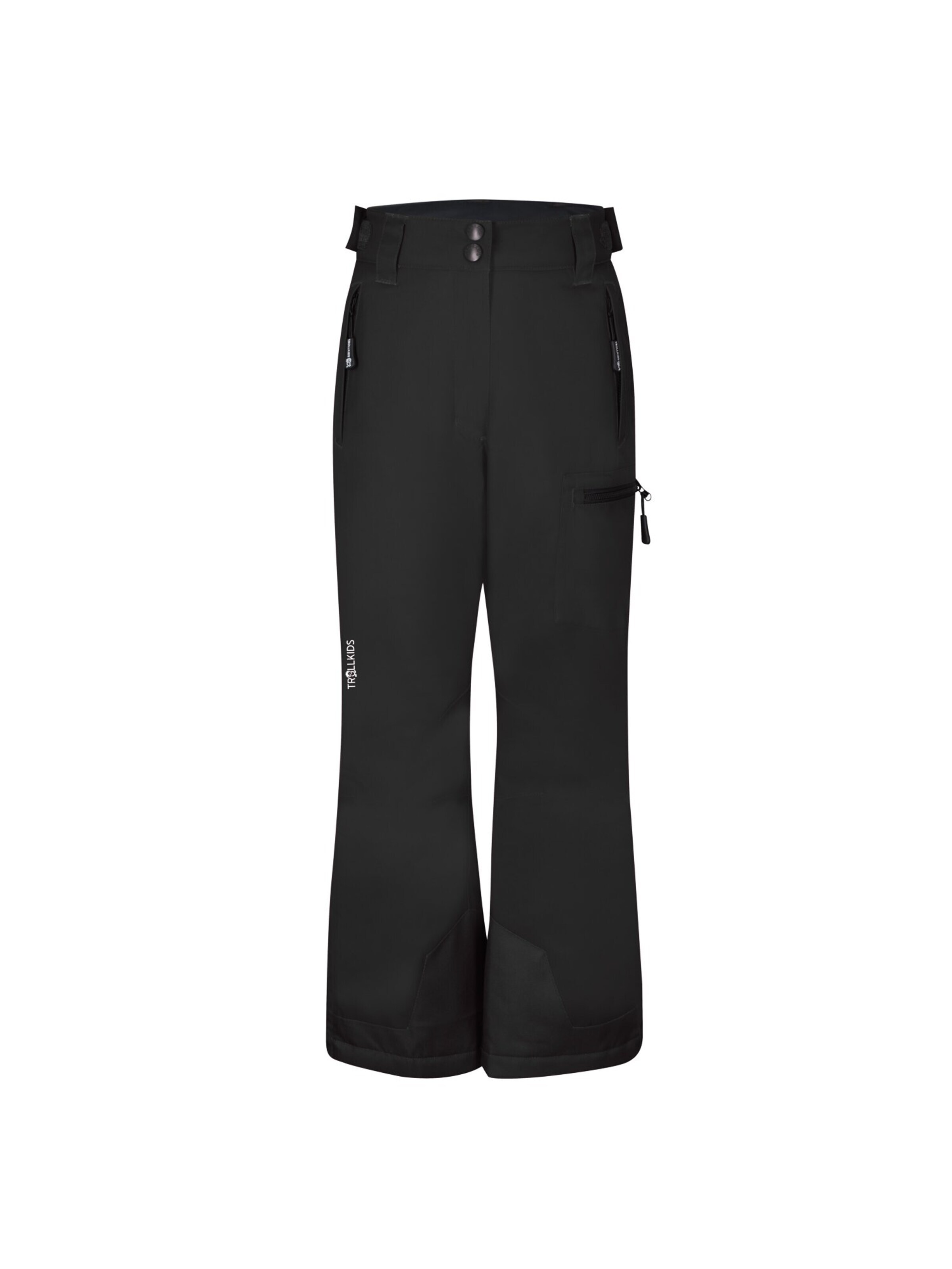 TROLLKIDS Loosefit Outdoorhose in Schwarz: Vorderseite