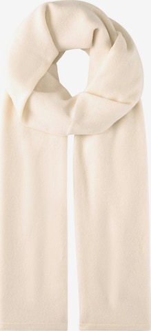 FALKE Scarf 'Pure Cashmere' in White: front