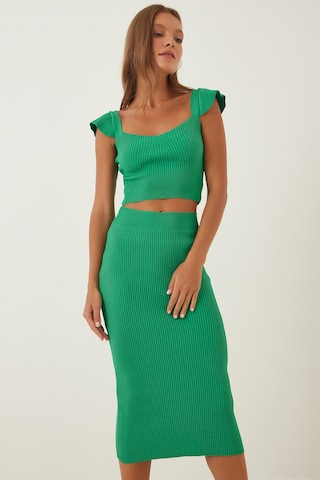 Happiness İstanbul Дамски Костюм в зелено