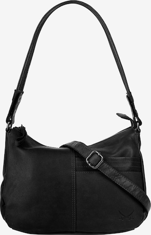 Sac à bandoulière SANSIBAR en noir : devant