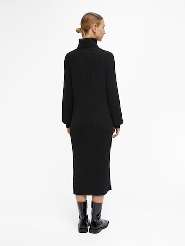 OBJECT Knitted dress 'Line' in Black