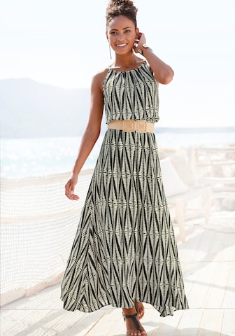 LASCANA Summer dress in Beige
