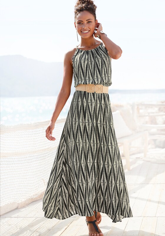 LASCANA Summer Dress in Sand