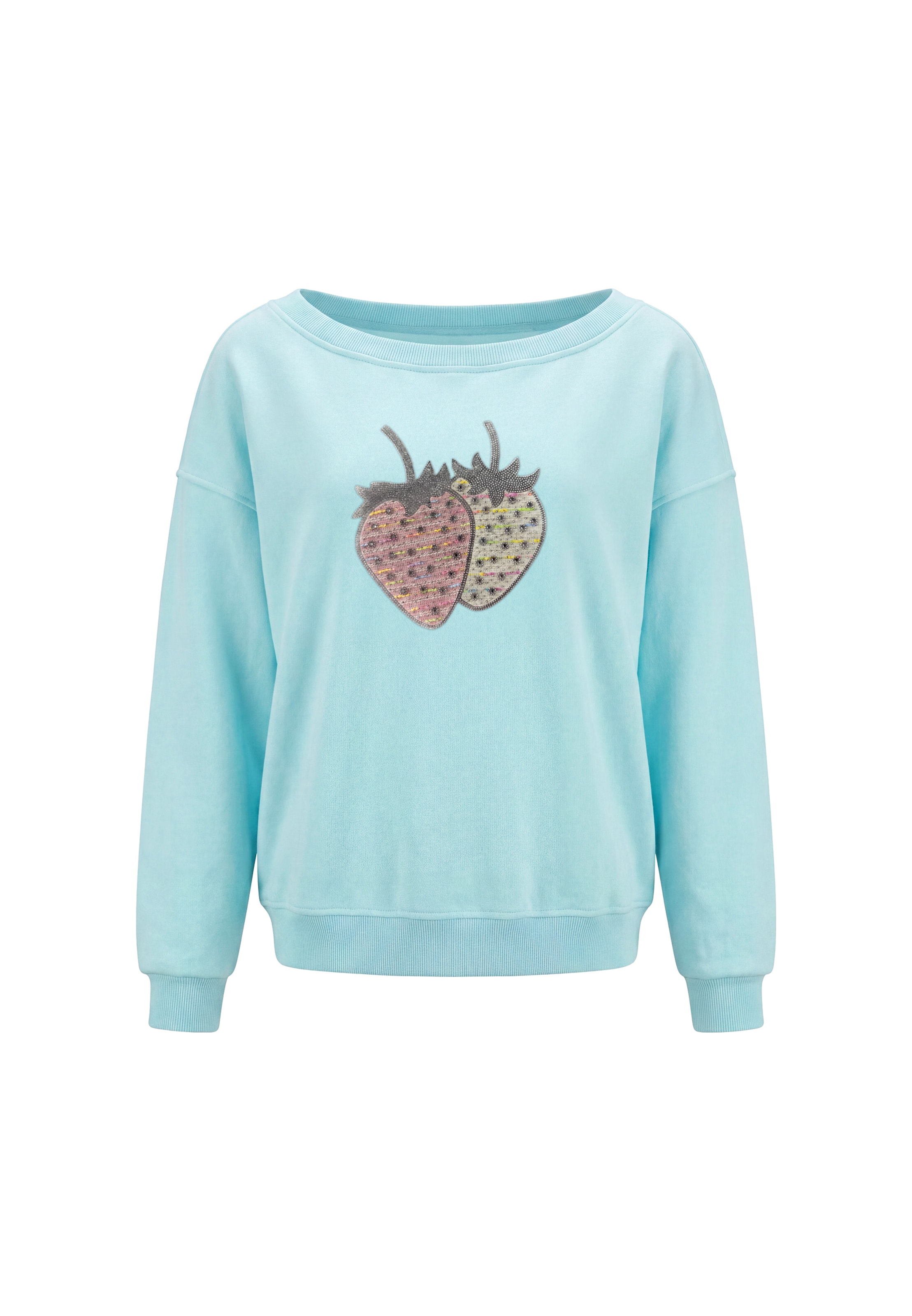 Sweat-shirt MYMO en bleu : devant