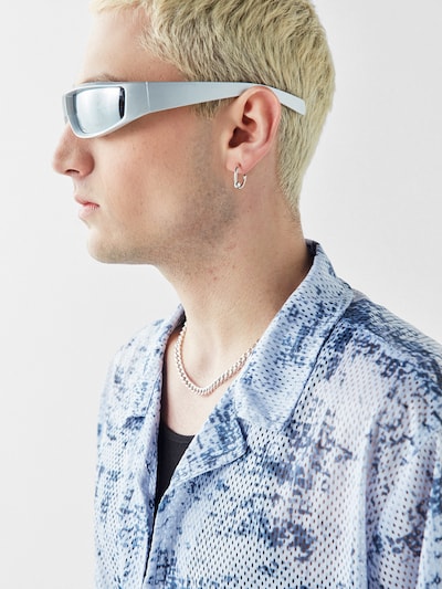 VAMOS CLO Button Up Shirt 'Miami' in Light blue / Dark blue, Item view