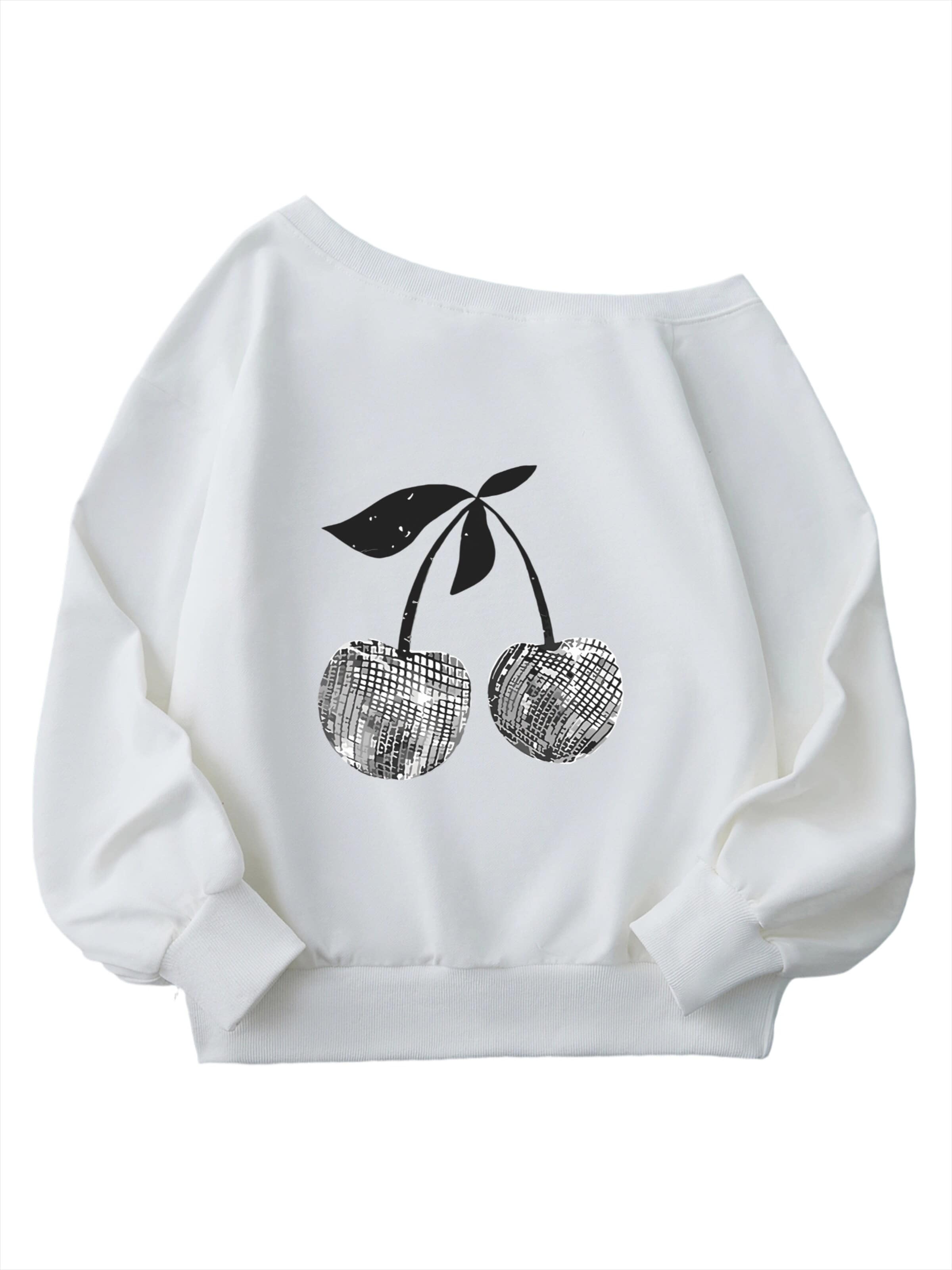 GORHEY Sweatshirt in Weiß: Vorderseite