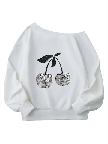 GORHEY Sweatshirt in White: front