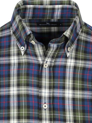 Steppin' out Slim fit Button Up Shirt in Green