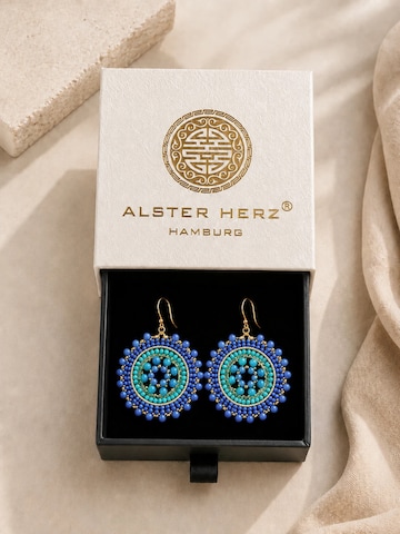 Orecchini 'Earrings "Summer"' di Alster Herz in verde