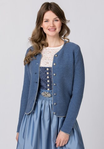 STOCKERPOINT Knit cardigan 'Marissa' in Blue: front
