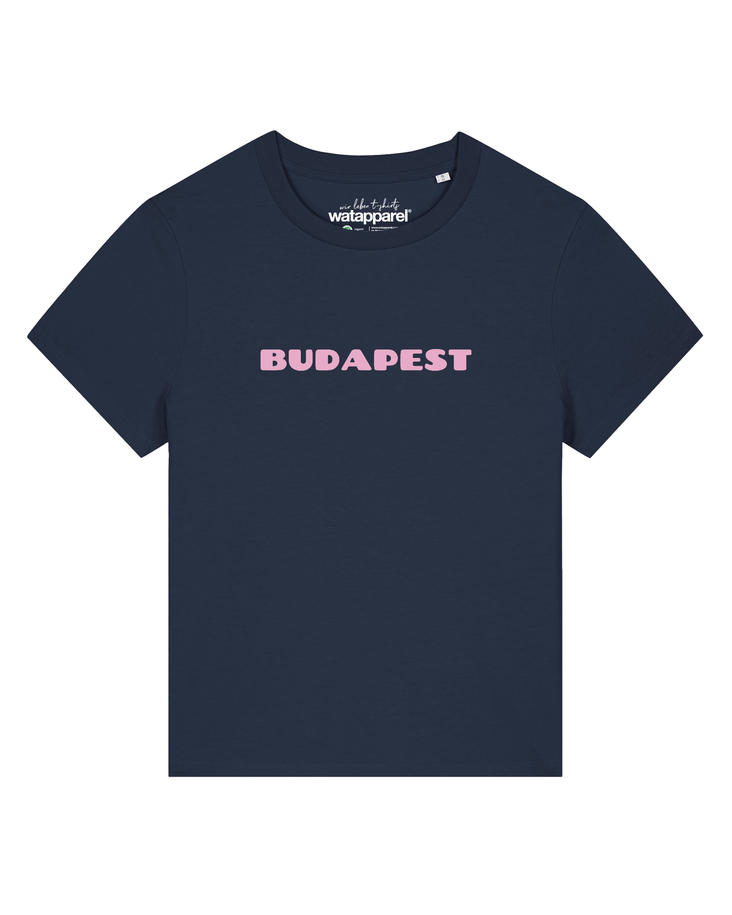 Watapparel T-Shirt 'Budapest Flora' in XXL in navy / braun / lila / eosin, Produktansicht