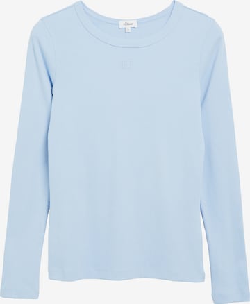 s.Oliver Shirt in Blauw: voorkant