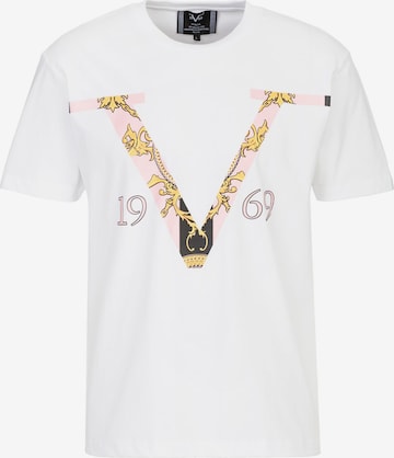 19V69 ITALIA Shirt 'Kiano' in Weiß: Vorderseite
