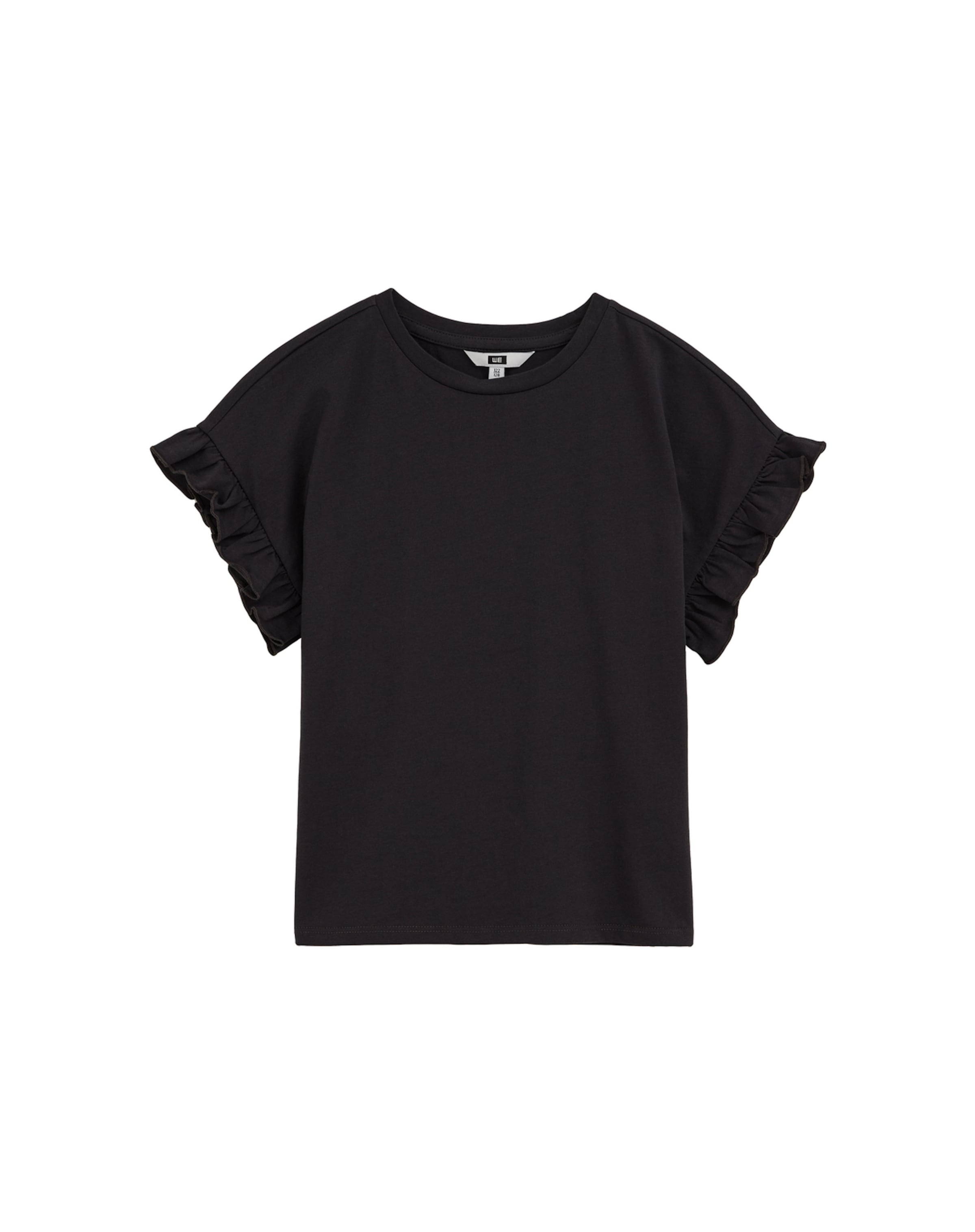 T-Shirt WE Fashion en noir : devant