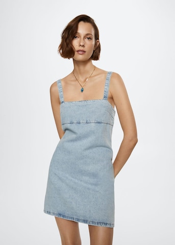 Robe 'Kyomi' MANGO en bleu : devant