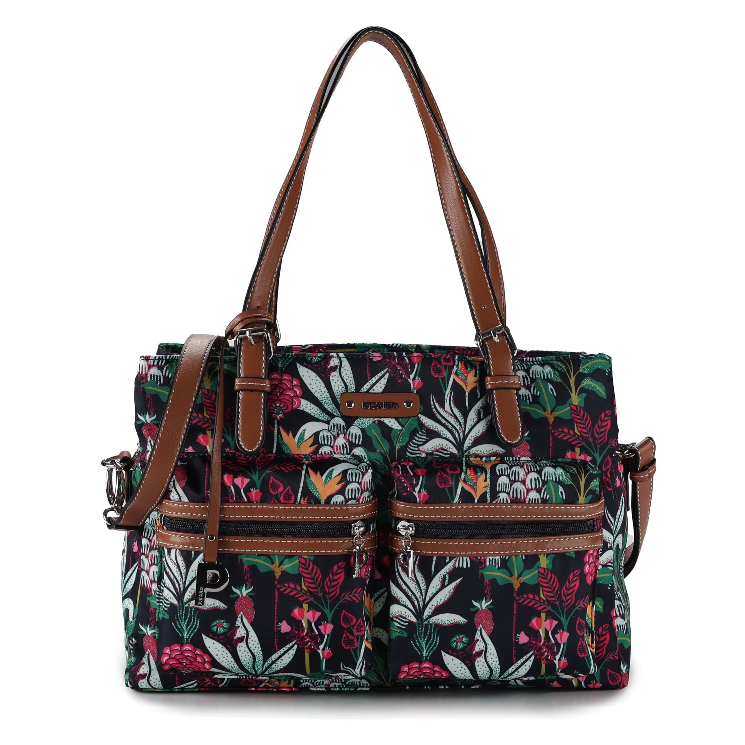 Sac bandoulière Picard en mélange de couleurs : devant