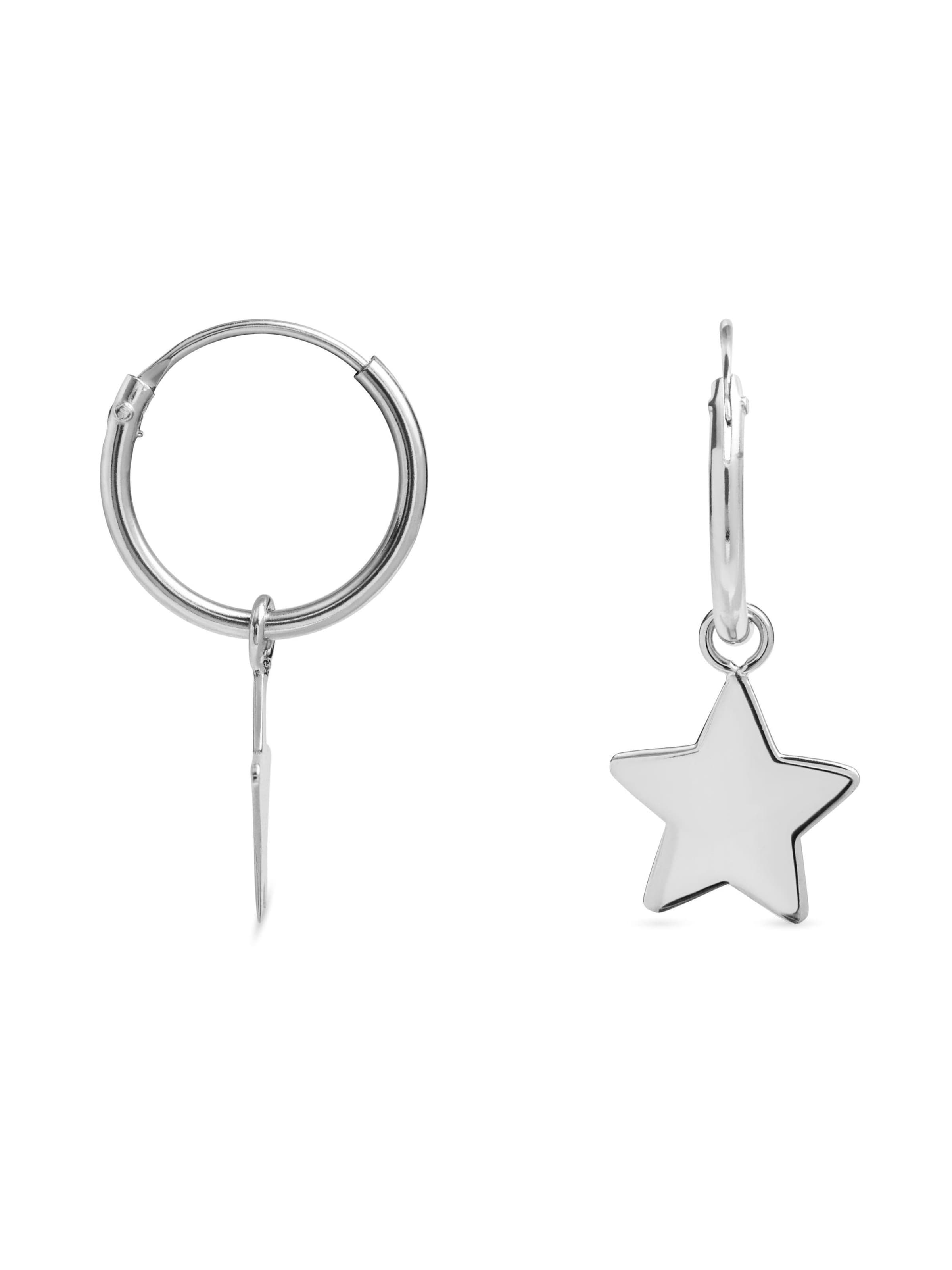Luxenter Earrings 'Essential' in Silver: front
