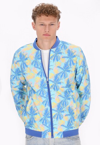 MO Tussenjas in Blauw: voorkant