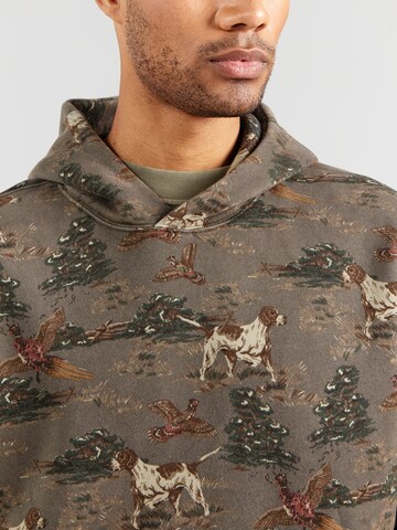 zaļš Abercrombie & Fitch Sportisks džemperis 'ESSENTIAL'