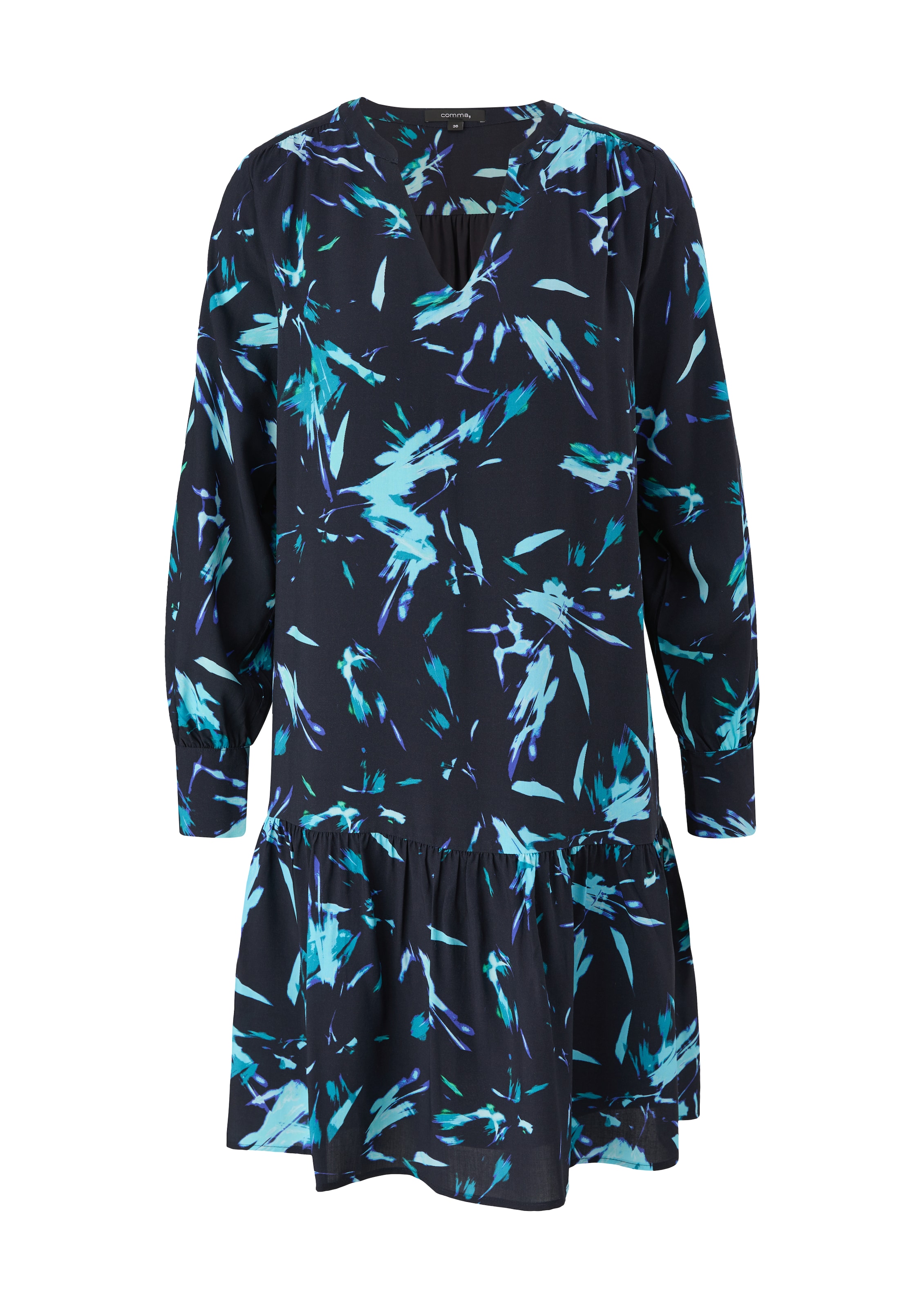 COMMA Kleid in Schwarz: Vorderseite